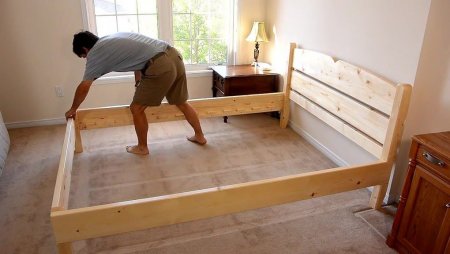 Как самому сделать кровать в спальню